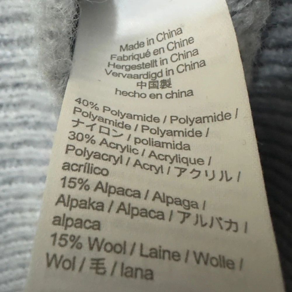 J.Crew | NWOT Light Blue Alpaca Wool Blend Cable Knit Sweater (Size S)